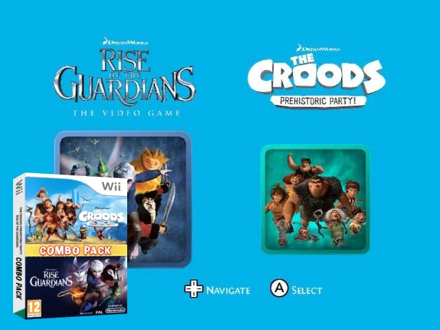 DreamWorks The Croods - Prehistoric Party! & Rise of the Guardians - Combo Pack — mixrbv2 (EU)