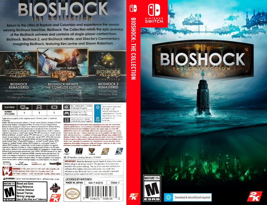 BioShock - The Collection — box-texture (US)