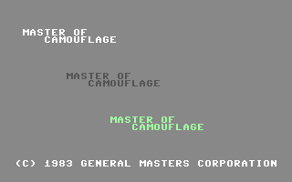 Master of Camouflage — sstitle (WOR)