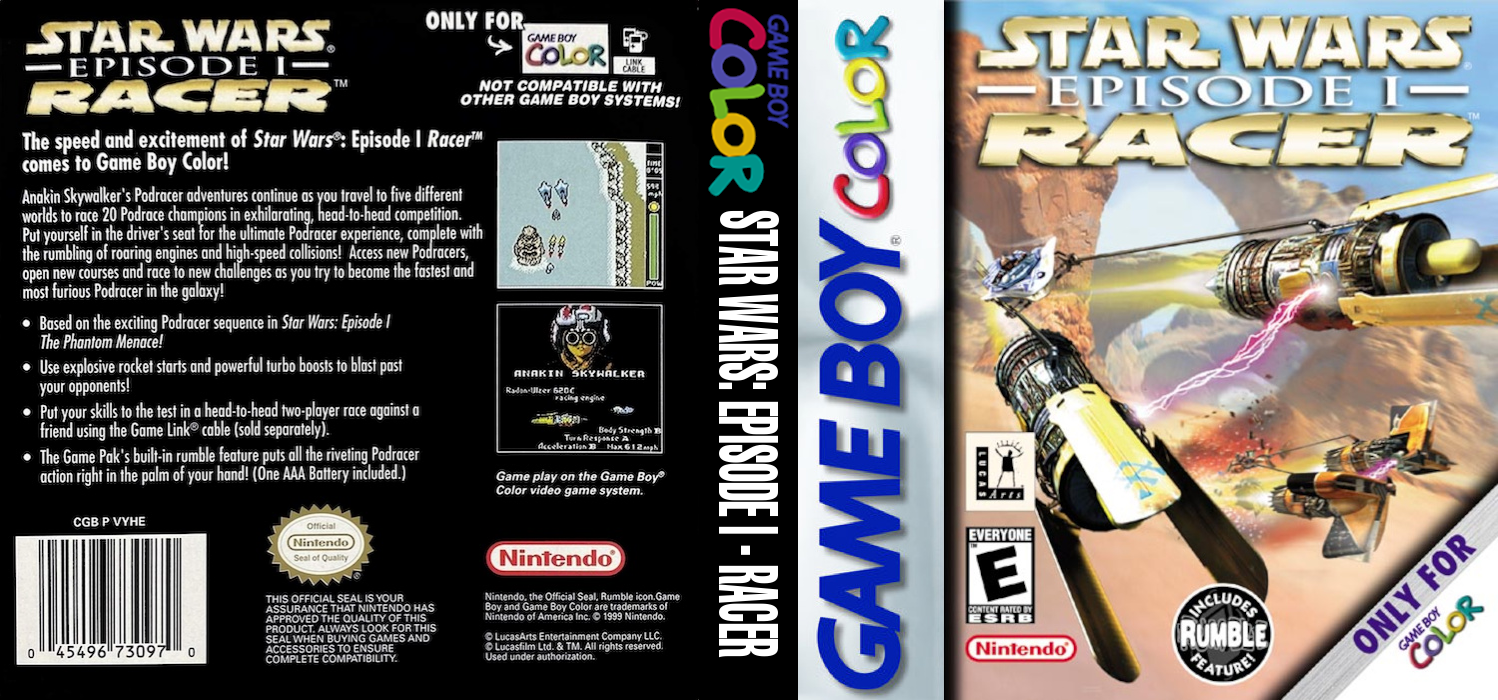 Star Wars Episode I : Racer — box-texture (US)