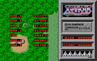 Xevious — sstitle (WOR)
