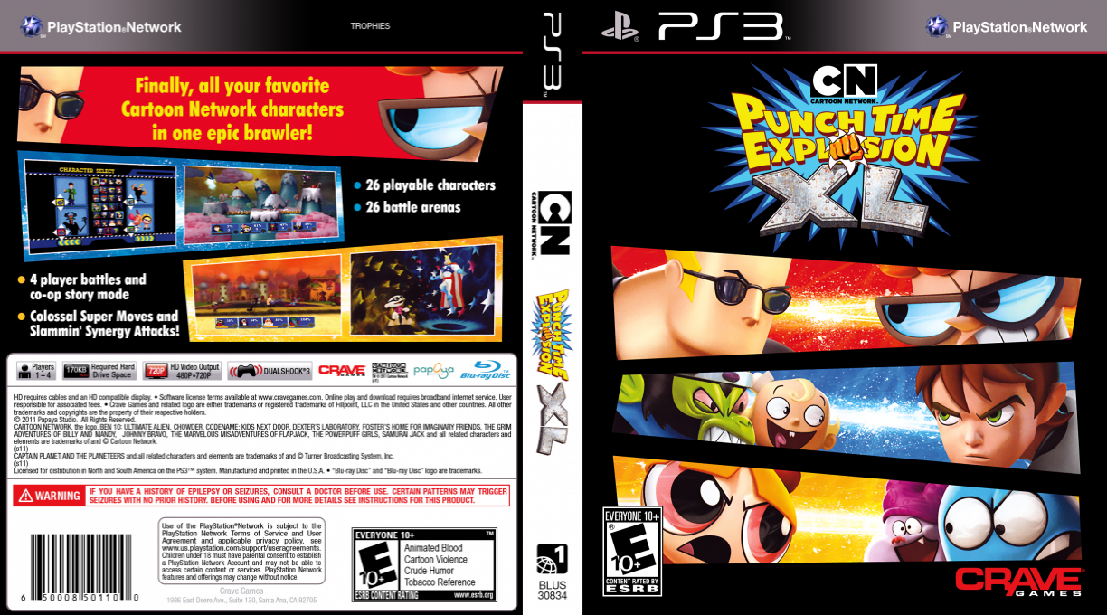 Cartoon Network - Punch Time Explosion — box-texture (US)