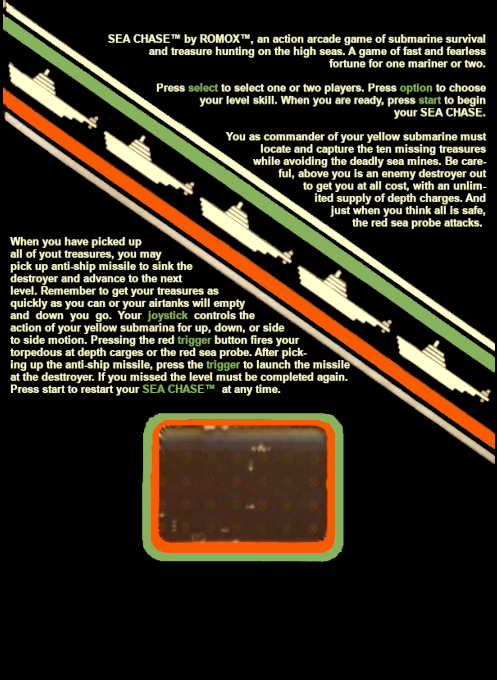 Sea Chase — box-2D-back (US)