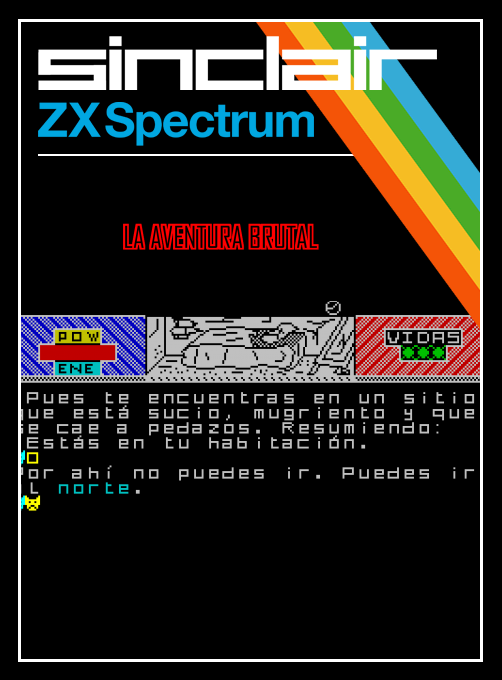 Aventura Brutal, La box art
