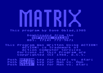 Matrix — sstitle (WOR)
