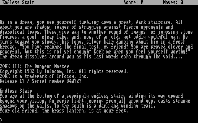 Zork 3 - The Dungeon Master — sstitle (US)