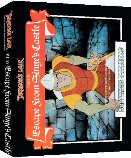 Dragon's Lair Part II - Escape from Singe's Castle — box-3D (EU)