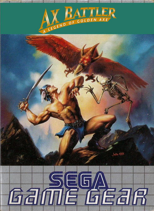 Ax Battler - Golden Axe Densetsu — box-2D (EU)