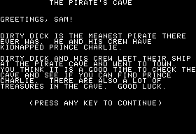 Eamon 216 - The Pirate's Cave — ss (WOR)