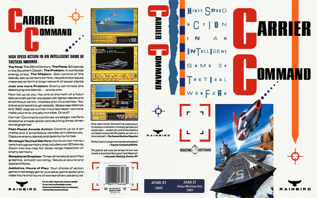 Carrier Command — box-texture (US)