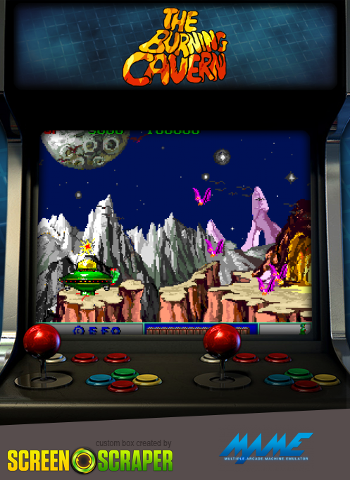 The Burning Cavern box art