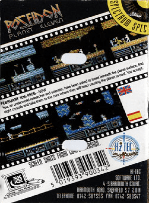 Poseidon - Planet Eleven — box-2D-back (WOR)