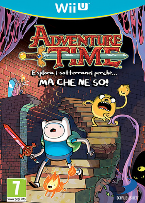 Adventure Time - Explore the Dungeon Because I DON'T KNOW! — box-2D (IT)