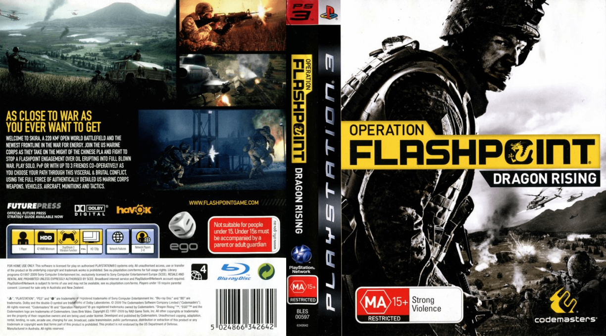 Operation Flashpoint - Dragon Rising — box-texture (AU)
