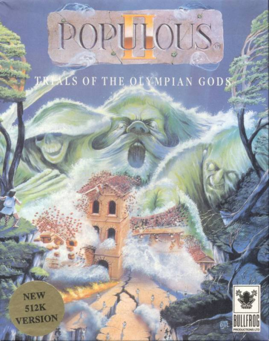 Populous II - Trials of the Olympian Gods box art