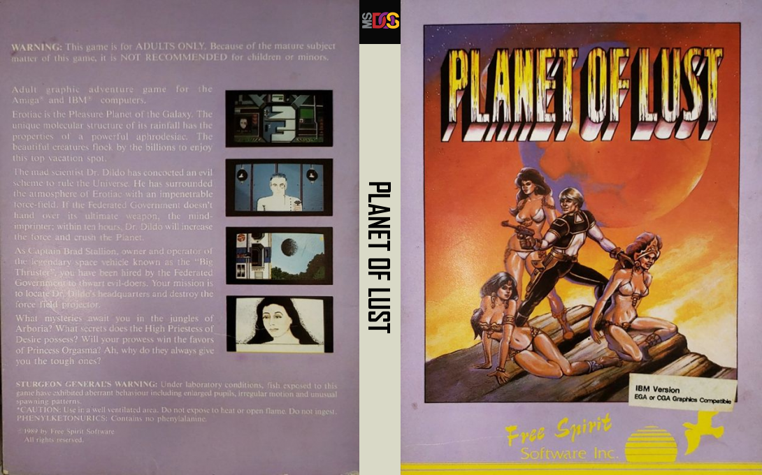 Planet Of Lust — box-texture (US)