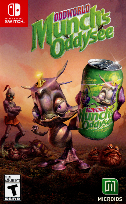 Oddworld - Munch’s Oddysee box art