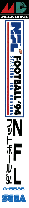 Nfl Football '94 — box-2D-side (JP)