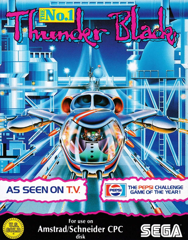 Thunder Blade box art