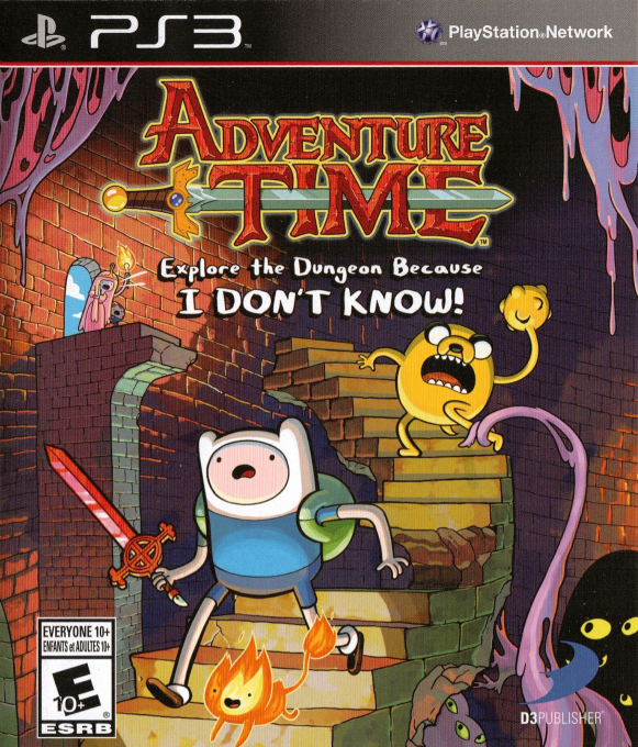 Adventure Time - Explore the Dungeon Because I Don't Know! box art
