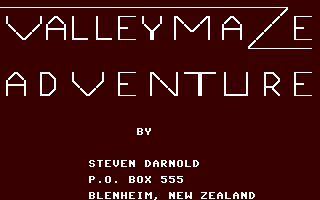 Valleymaze Adventure — sstitle (WOR)