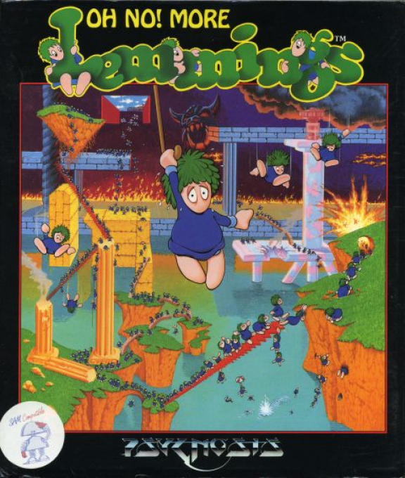 Oh No More Lemmings box art