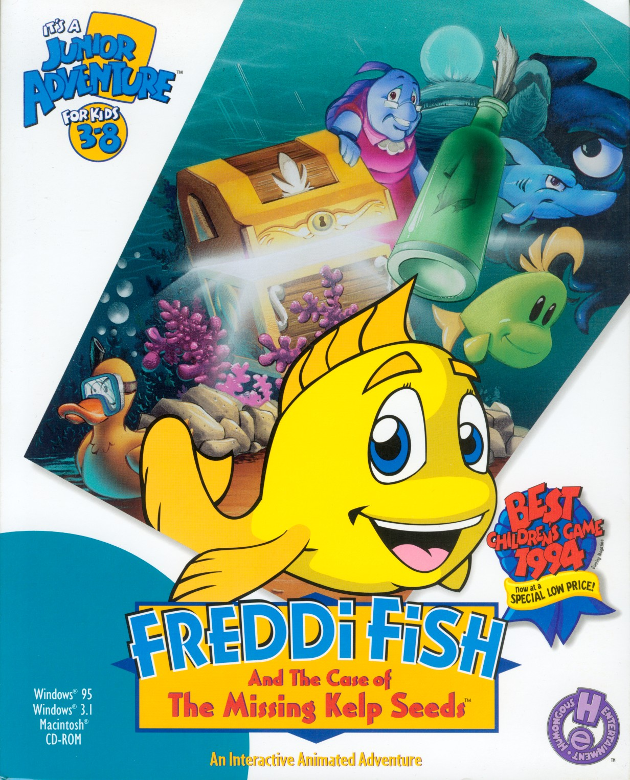 Freddi Fish and the Case of the Missing Kelp Seeds box art