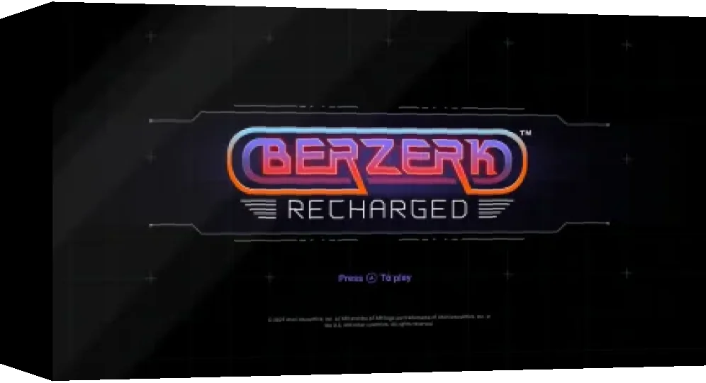 Berzerk: Recharged — box-3D (WOR)