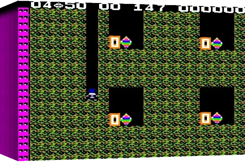 Super Boulderdash — box-3D (WOR)