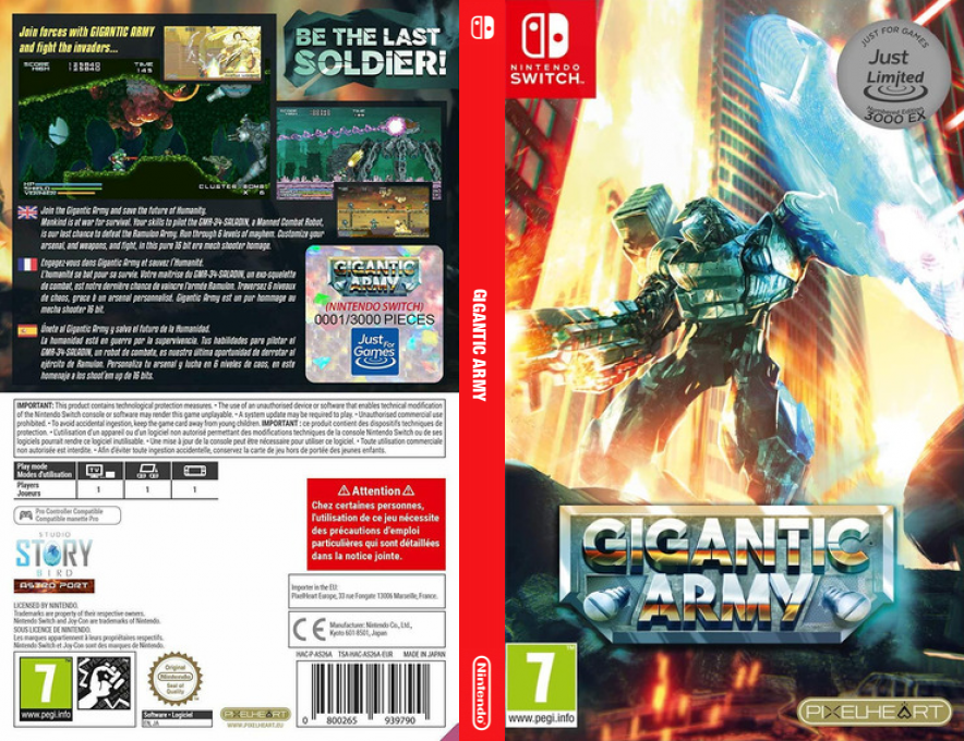 Gigantic Army — box-texture (EU)