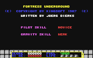 Fortress Underground — sstitle (WOR)