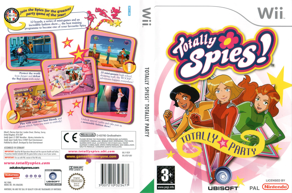Totally Spies! Totally Party — box-texture (EU)