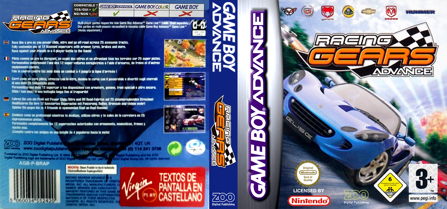 Racing Gears Advance — box-texture (EU)