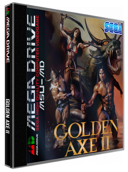 Golden Axe II — box-3D (WOR)