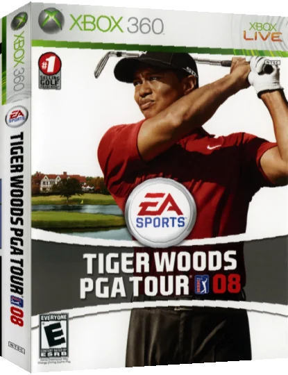 Tiger Woods PGA Tour 08 — box-3D (US)