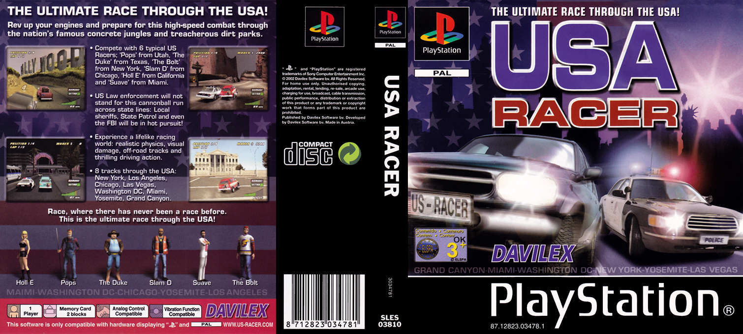 Usa Racer — box-texture (EU)