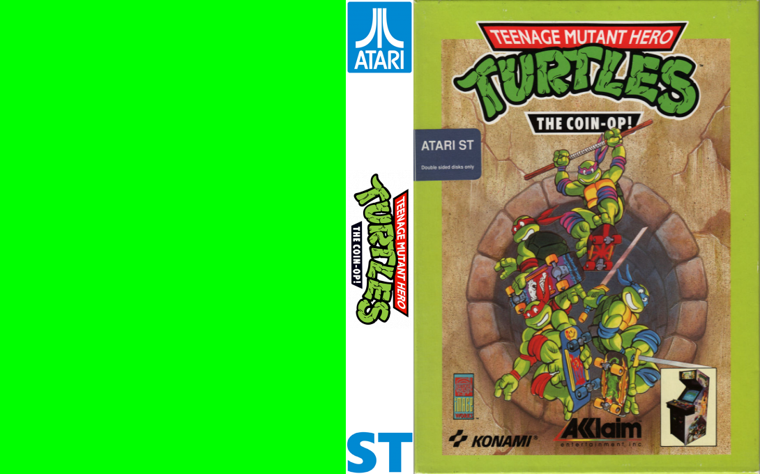 Teenage Mutant Hero Turtles - The Coin-Op! — box-texture (EU)