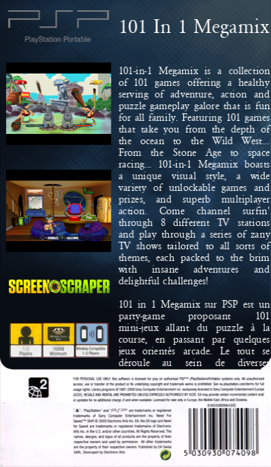 101 in 1 Megamix — box-2D-back (SS)