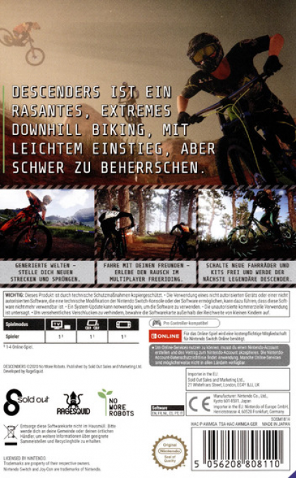 Descenders — box-2D-back (DE)