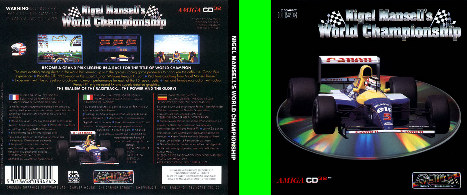 Nigel Mansell's World Championship — box-texture (EU)