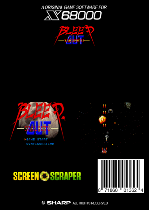 Bleed Out Sakuretsu — box-2D-back (SS)