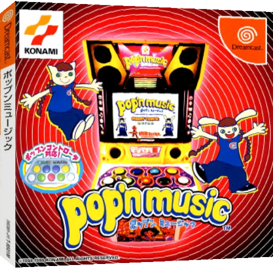 Pop'n Music — box-3D (JP)