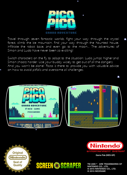 Pico Pico Grand Adventure — box-2D-back (SS)