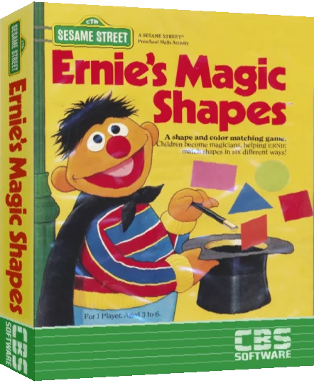 Ernie's Magic Shapes — box-3D (US)