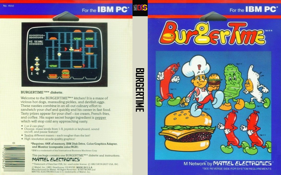Burgertime — box-texture (US)