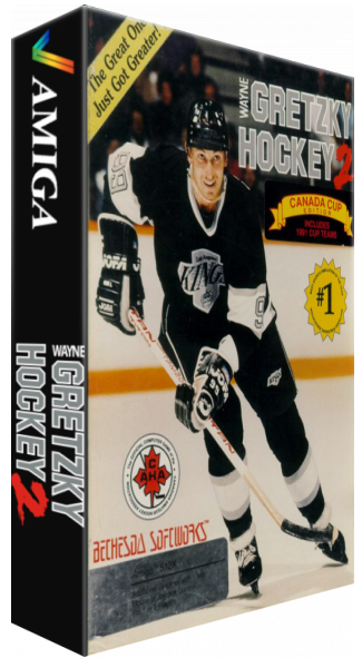 Wayne Gretzky Hockey 2 — box-3D (US)