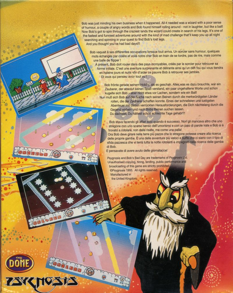 Bob's Bad Day — box-2D-back (WOR)