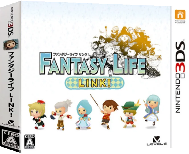 Fantasy Life Link! — box-3D (JP)