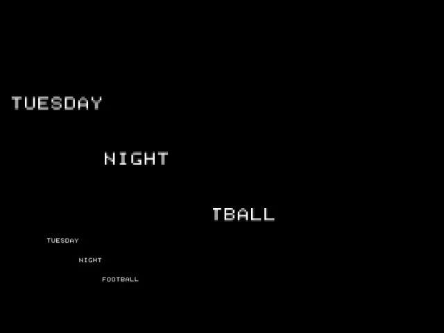Tuesday Night Football — mixrbv2 (WOR)