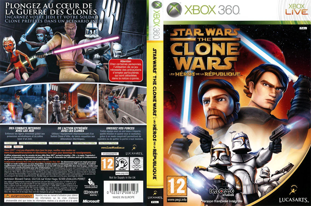 Star Wars The Clone Wars - Les Héros De La République — box-texture (FR)